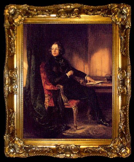 framed  Maclise, Daniel Charles Dickens, ta009-2
